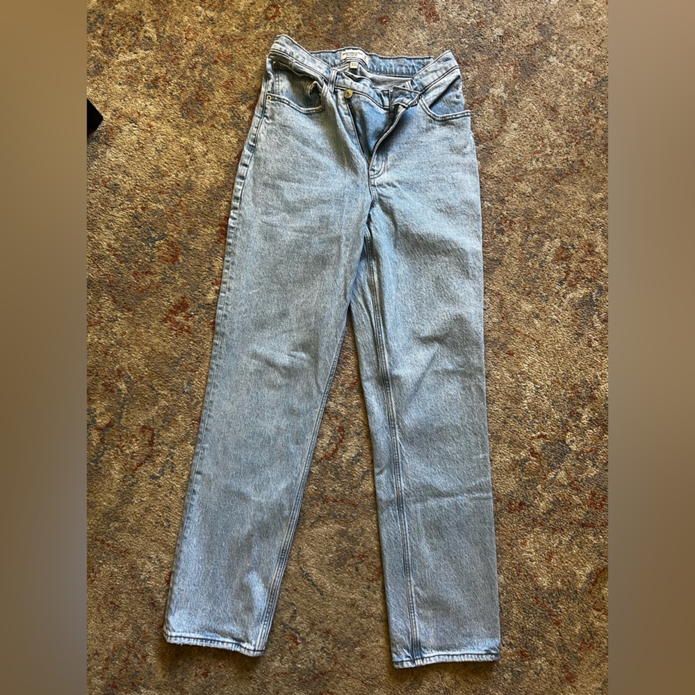 Abercrombie & Fitch 90s straight Ultra high rise curve love denim jeans